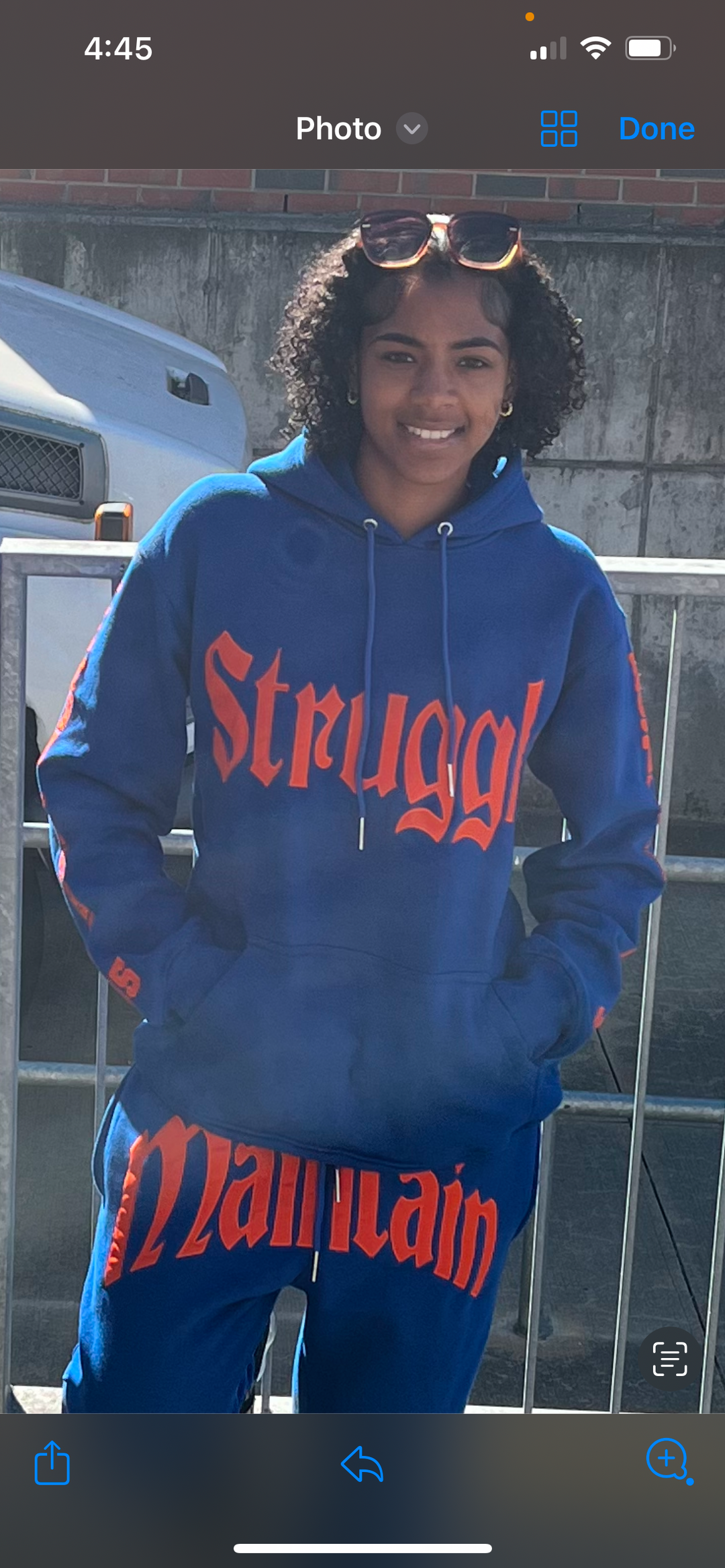Royal Blue and Orange Joggers (Unisex)