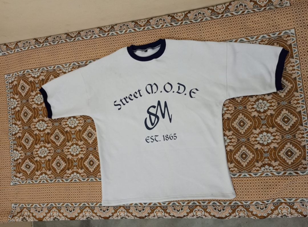 Street M.O.D.E 22 Two Tone T-shirt White with Navy Trim